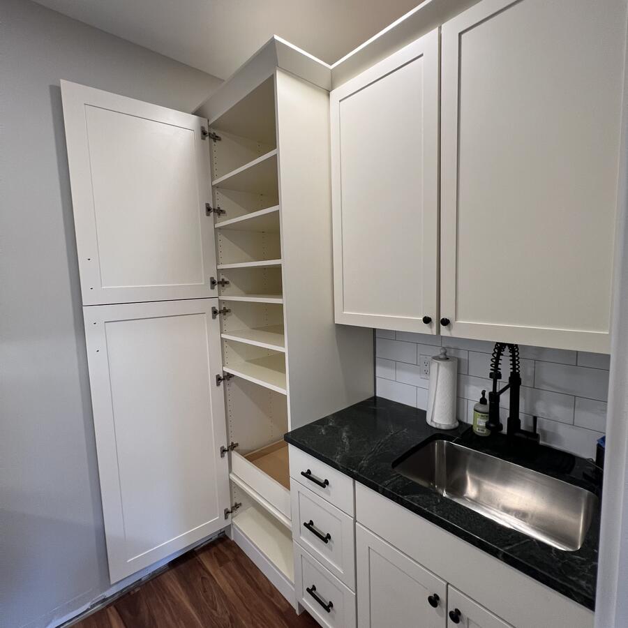 Pantry With Shelves